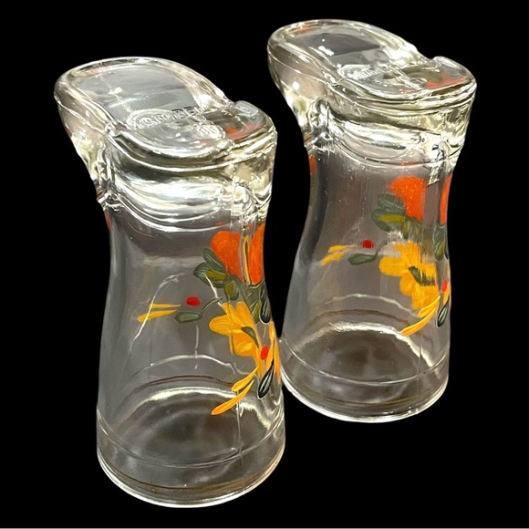 Vintage 1950s Lubiana Kristrall Italy Floral Boot Shaped Shot Glasses (2) - Picture 8 of 9